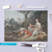 Pense-t-il Aux Raisins by Franois Boucher 薄葉紙 (クラフト)