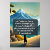 Penses à toi et ne t'oublie pas ポスター (正面)