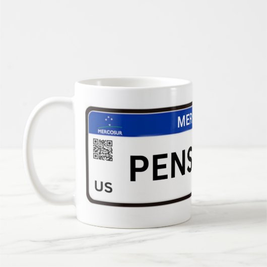Pensilvania Mercosur コーヒーマグカップ (左)