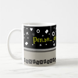Penso: depois do café! コーヒーマグカップ