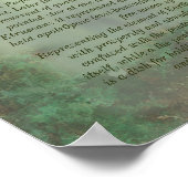 Pentacle in Wood Info Poster ポスター (角)