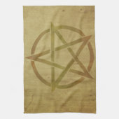 Pentagramテクスチャ キッチンタオル (縦)