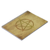 Pentagramテクスチャ ノートブック (左側)