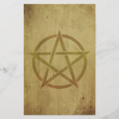 Pentagramテクスチャ 便箋 (正面)