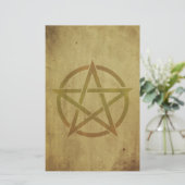 Pentagramテクスチャ 便箋 (スタンド正面)