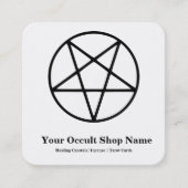 Pentagram  スクエア名刺 (正面)