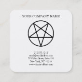 Pentagram  スクエア名刺 (裏面)