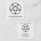 Pentagram  スクエア名刺 (正面/裏面)