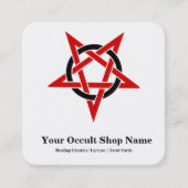 Pentagram  スクエア名刺 (正面)