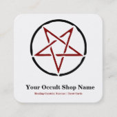 Pentagram  スクエア名刺 (正面)