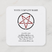 Pentagram  スクエア名刺 (裏面)