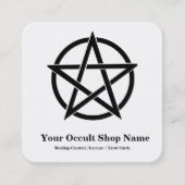 Pentagram  スクエア名刺 (正面)