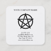 Pentagram  スクエア名刺 (裏面)