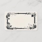 Pentagram 空白の Oracleカード 名刺 (裏面)