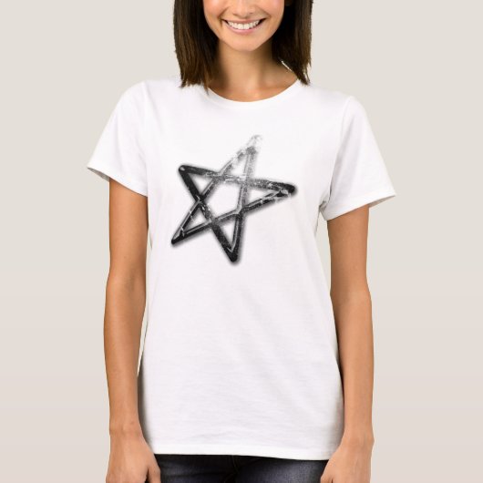 Pentagram black girls tシャツ (正面)
