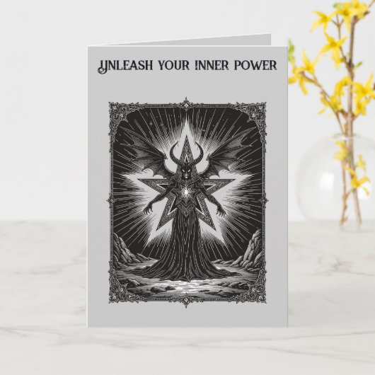 Pentagram Pulse Decarabia Rising カード (黄色い花)