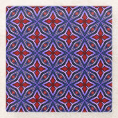 Pentas On Purple ガラスコースター (正面)