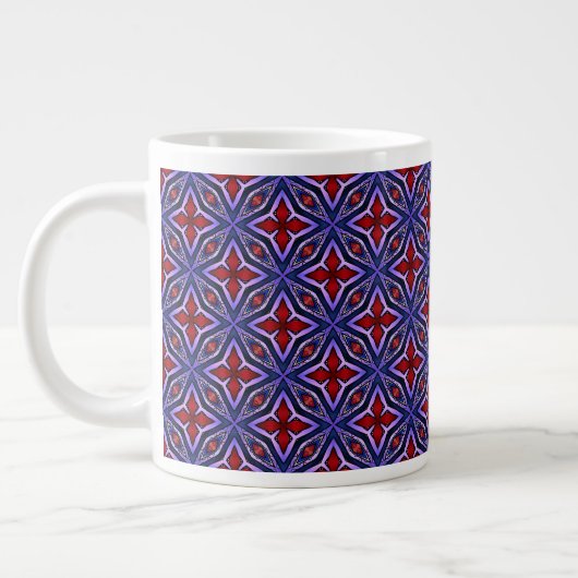Pentas On Purple ジャンボコーヒーマグカップ (左)