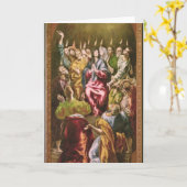 Pentecost、c.1604-14 カード (黄色い花)