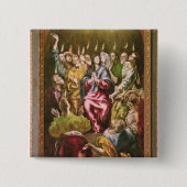 Pentecost、c.1604-14 缶バッジ (正面)