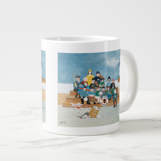 Penzanceの古い海賊 ジャンボコーヒーマグカップ (正面右)