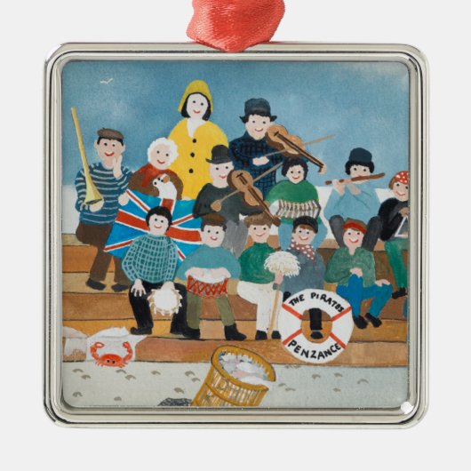 Penzanceの古い海賊 メタルオーナメント (正面)
