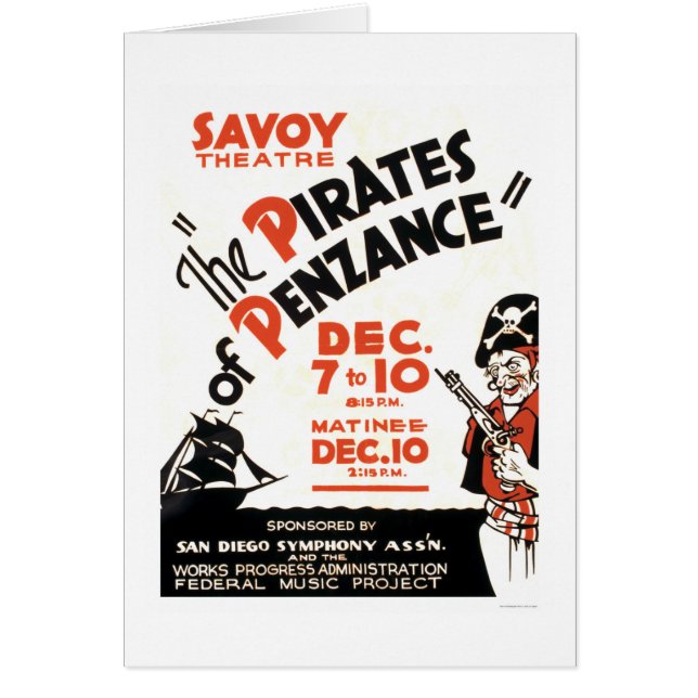 Penzanceの海賊1938 WPA (正面)