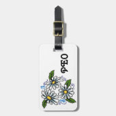 PEOの荷物のラベル ラゲッジタグ (正面縦)