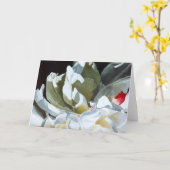 Peoniの挨拶状 カード (黄色い花)