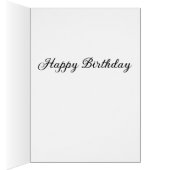 Peoniesあいさつエレガントきカード – ピンク (内側 (右))