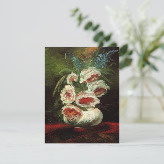 Peoniesの花瓶by Vincent vanゴッホ (スタンド正面)