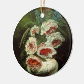 Peoniesの花瓶by Vincent vanゴッホ セラミックオーナメント (左)