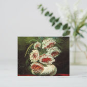 Peoniesの花瓶by Vincent vanゴッホ ポストカード (スタンド正面)