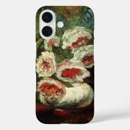Peoniesの花瓶by Vincent vanゴッホ iPhone 16ケース