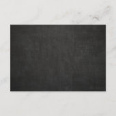 Peonies白黒と金ゴールド結婚のエンクロージャカード エンクロージャーカード (裏面)