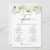 Peonies金ゴールドグリッターあなたの電話シャワー上にあるものを 招待状 (正面)