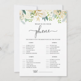 Peonies金ゴールドグリッターあなたの電話シャワー上にあるものを 招待状