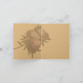 Peonies サンキューカード (内部)