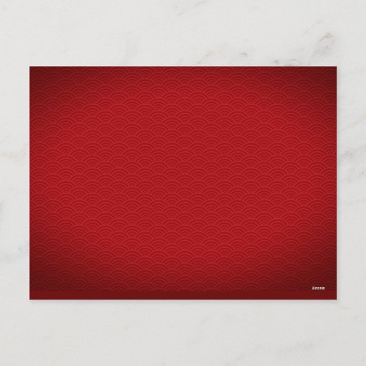 Peonies 中国の Tiger Year 2022写真の追加HpC シーズンポストカード (裏面)