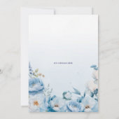 Peonies 70th Birthday Party Invitation 招待状 (裏面)