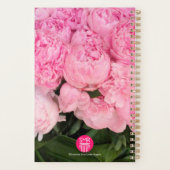 Peonies at the Plaza 2026 Planner プランナー手帳 (裏面)
