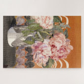 Peonies by Charles Rennie Mackintosh (1920) ジグソーパズル (横)