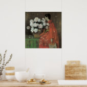 Peonies by William Meritt Chase、ヴィンテージファインアート ポスター (キッチン)