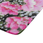 Peonies in 日本の Art カッティングボード (角)