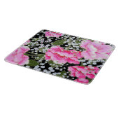 Peonies in 日本の Art カッティングボード (角)