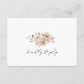 Peonies in Bloom RSVP Card (裏面)