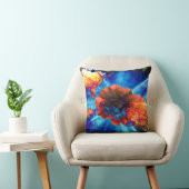 Peonies in Blue Light クッション (椅子)