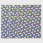 Peonies Pattern ラッピングペーパー (フラット)