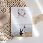 Peonies Pink Burgundyフローラ画像の保存日付 セーブザデート