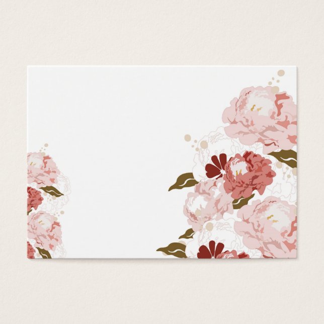 Peonies profile card (正面)
